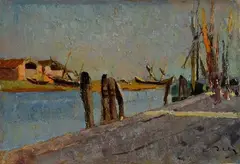 Chioggia by Giulio Salti, 1940, offered Dec 2014
