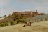 Odoardo Borrani, Paese toscano