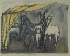 Max Kahn, Circus horses, 1943