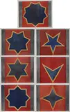 Sol LeWitt, Sette stelle 1984, Cartella firmata sul collophon dall'Artista. Edizione di