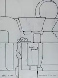 Valerio Adami, Gli Arabi, 1969