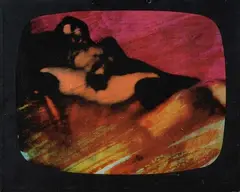 Dall'ultimo programma notturno by Mario Schifano, 1973, . Certificato Archivio Mario Schifano, offered Dec 2014