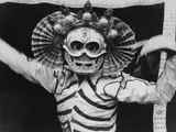 Fosco Maraini, Costume indossato nella danza dei "Durdag" a Kirimtse, Valle di Chumbi, Tibet, giugno 1948