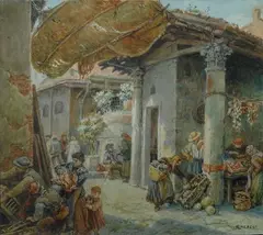 Firenze scomparsa - Le baracche in Piazza del mercato vecchio by Ricciardo Meacci, offered Nov 2014