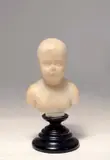Giovanni Insom, Busto di bambino, 1840, Sul verso: firma e data.