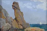 Domenico Mastroianni, Scogli a Formia, 1944
