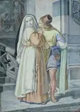 Michele Brilla, Filippo Lippi e Lucrezia Buti, 1883