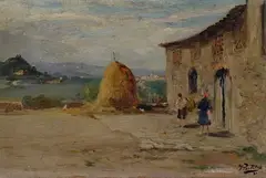 Aia con pagliaio by Rutilio Muti, 1933, offered Oct 2014