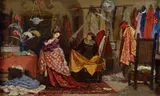 Stefano Ussi, Interno di sartoria