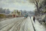 Attilio Pratella, Strada innevata
