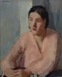 Felice Casorati, Donna con la camicetta rosa
