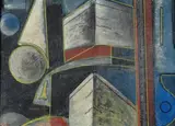 Alexander Bogomazov, Composizione, Sigla in basso a sinistra.