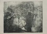 Giovanni Costetti, Folla, etching