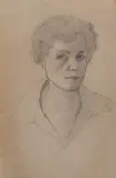 Fillide Levasti, Autoritratto, pencil on paper
