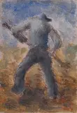 Contadino by Ottone Rosai, 1944, Sigla e data in basso a destra: O.R., offered Oct 2014