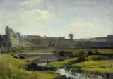 Achille Bonouville, Campagna romana, 1889