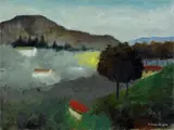 Paesaggio by Nino Tirinnanzi, 1959, offered Jul 2014