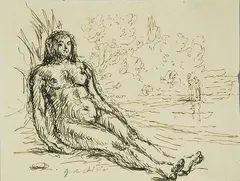 Nudo by Giorgio de Chirico, 1948, offered Jul 2014