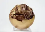 Sfera by Arnaldo Pomodoro, 1983, Inciso sull' opera: "A. Pomodoro - Artcurial, offered Jul 2014
