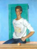 Ritratto di ragazzo by Nino Tirinnanzi, 1975, offered Jul 2014