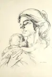 Silvano Campeggi, Madre con bambino