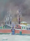 Case con neve by Giovanni Omiccioli, offered Jul 2014