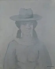 Maddalena senese by Marcello Boccacci, Sfirma in basso a destra. so: firma e titolo; timbro Galleria d'Arte L'ariete, offered Jul 2014