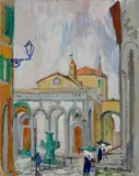 Rodolfo Marma, Angolo di città (Piazza Santissima Annunziata)