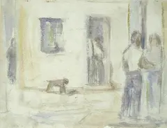 Scena cittadina by Mario Marcucci, 1940, offered Jul 2014