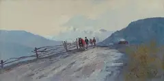 Il sentiero by Ferruccio Rontini, 1957, offered Jul 2014