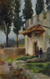 Alphons Hollaender, Figure nel paesaggio