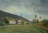 Aldo Augusto Baccinetti, La sera d'ottobre in Toscana, 1940