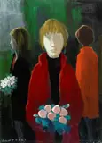 Eliano Fantuzzi, Figure con fiori