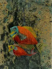 Pesci by Silvio Polloni, 1935, offered Jul 2014