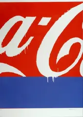Coca Cola by Mario Schifano, 1988, offered Jul 2014