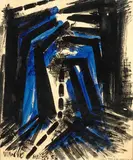 Vinicio Berti, Senza titolo (dal ciclo Brecce nel tempo), 1958