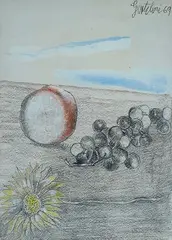 Frutta e girasole by Franco Gentilini, 1969, offered Jul 2014