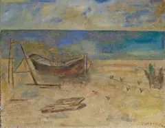 Barca sulla spiaggia by Piero Vignozzi, offered Jul 2014