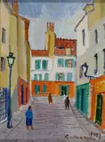 Rodolfo Marma, Scorcio di paese, 1983