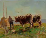 Contadino con buoi by Carlo Domenici, offered Jun 2014