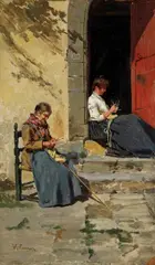 Vittorio Matteo Corcos, Le merlettaie, 1880