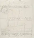 Fortunato Depero, Cartello stradale turistico città di Rovereto (Studio - seconda versione)