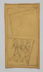 Figure by Fortunato Depero, pencil on paper, offered Jun 2014