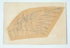 Danza di uomini rondini by Fortunato Depero, 1921, pencil on paper, offered Jun 2014