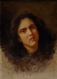 Stefano Ussi, Ritratto di ragazza