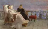 Lionello Balestrieri, Riposo sulla terrazza