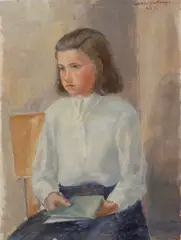 Giovanni Cappelli, Ritratto di bambina, 1942