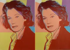 Mildred Scheel by Andy Warhol, 1980, offered Jun 2014