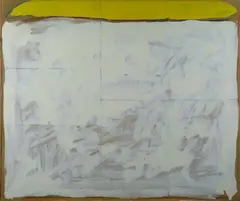 Cappello giallo sulla testa di un elefante bianco by Lucio Bulgarelli, 1982, Sul verso: firma, offered Jun 2014