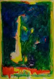 Lucio Bulgarelli, Forme libere, Sul verso: firma e titolo.